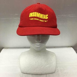 USED 表記無し 古着 帽子 キャップ INSOMNIAC Cap 赤 / レッド / 10107910