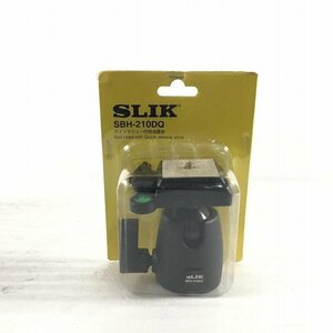 【未開封・中古品】 / SLIK クイックシュー付自由雲台 SBH-210DQ 中型三脚用 348g 2kg DINクイックシュー U1/4、U3/8 30017639