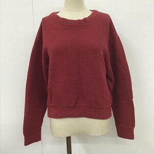 EMODA M エモダ トレーナー 長袖 Sweat Sweatshirt えんじ / ワインレッド / 10108107