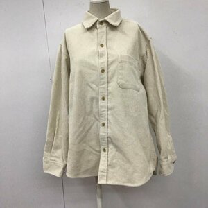 Ungrid FREE アングリッド シャツ、ブラウス 長袖 111860451101 コーデュロイビッグシャツ Shirt Blouse 白 / ホワイト / 10108499