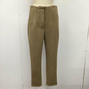 ZARA M ザラ パンツ スラックス ハイウエスト フェイクスウェード Pants Trousers Slacks ベージュ / ベージュ / 10108607