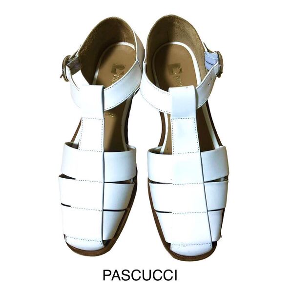 PASCUCCI パスクッチ グルカサンダル 35サイズ ホワイト