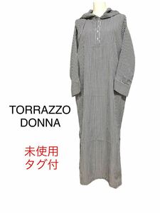 TORRAZZO DONNA ストライプ　シャツ　ワンピース　ロング　春　夏　秋