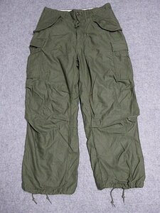 Ｍ６５ フィールド パンツ 米軍　軍パン　カーゴパンツ Ｓ(Ｗ２７～３１) ＤＳＡ１００－７４－Ｃ－１１０６　美品　ＵＳウィンフィールド