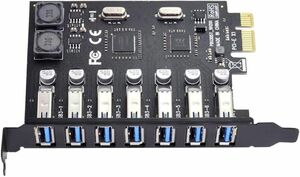 USB 3.0ポート ハブ PCIE Express 拡張カードアダプター