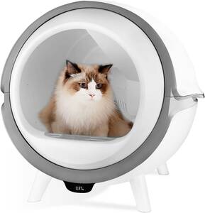  cat toilet automatic cat automatic toilet [ weight monitor * high capacity 9L*.. prevention * flushing possibility ]