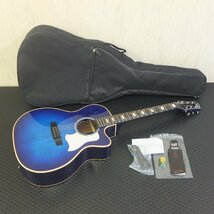 新品未使用品♪ S.Yairi YATK-1400EC/BB ブルーバースト Advanced Series アコースティックギター エレアコ ソフトケース付_画像1