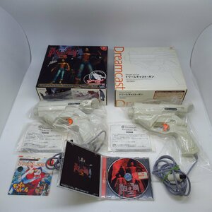 ドリームキャスト　ガンコントローラー２台(HKT-7801) + ハウス・オブ・ザ・デッド２　SEGA ドリキャス Dreamcast 　【動作確認済】