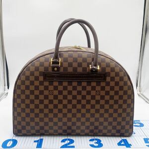 H197★LOUIS VUITTON ルイ・ヴィトン N41454 ダミエ PVC ノリ―タ24 ボストンバッグ ブラウン