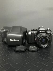 H275★ Nikon ニコン F-501 AF レンズ NIKKOR 35-70mm 1:3.3-4.5 フィルム カメラ ケース付き【動作未確認】