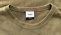 WTAPS BLANK SS 03 TEE.COTTON OLIVE DRAB Mサイズ ダブルタップス ブランク ショートスリーブ Tシャツ オリーブ ポケT ポケット_画像3