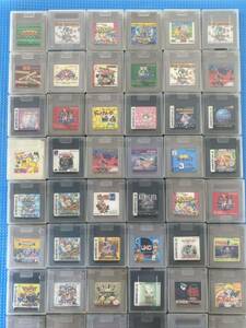 【動作品】　Nintendo GAME BOY ゲームボーイ　ゲームボーイ　カラー　ソフト まとめて　67本 