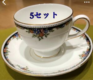 WEDGWOOD ウエッジウッド　カップ&ソーサー　5客セット