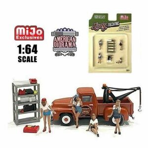 1/64 アメリカンジオラマ レディメカニック フィギュア mijo