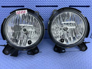 1226 * L750S Naked left right headlight halogen glass lens levelizer - less Koito 100-51628