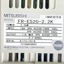 FR-E520-2.2K インバータ FREQROL-E500シリーズ 三菱電機 インバーター_画像3