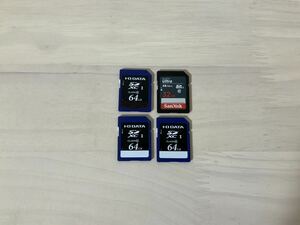 4枚セット 64GB・32GB SDカード 完動品