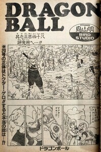 鳥山明 ドラゴンボール 週刊少年ジャンプ1991年11月18日 No.48号 珍遊記 表紙