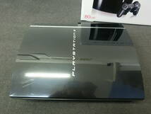 (555) PS3 本体 80GB ブラック SONY PlayStation3 CECHL00 龍が如く スーパーロボット大戦 電源通電のみOK 詳細不明 ジャンク品_画像2