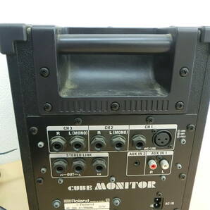 (940) Roland ローランド CUBE Monitor CM-30 モニターアンプ 電源の通電確認のみOKの画像6