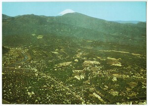 神奈川 小田原 市街空撮 街並み 富士山 小田原城 カラー