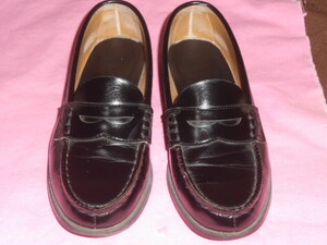  service prompt decision * Hal ta student shoes 4514 Lady's Loafer imitation leather 24cm 2E black 