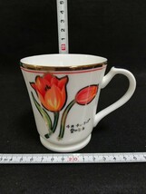 C341.【未使用】NARUMI ナルミ by スジャータ　マグカップ コーヒーカップ　食器　花柄/60_画像1
