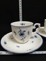 CS3202.【未使用】 Noritake ノリタケ　CRAFTONE クラフトーン カップ ソーサー 花柄 ティーカップ 洋食器　2客/60_画像3