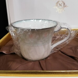 CS3221.【未使用】 Noritake ノリタケ FAIRMONT カップ ソーサー コーヒーカップ 花柄 金彩 箱入り/80の画像3