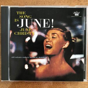 新品同様◆ジューン・クリスティ【The Song Is June!】◆輸入盤 送料4点まで185円