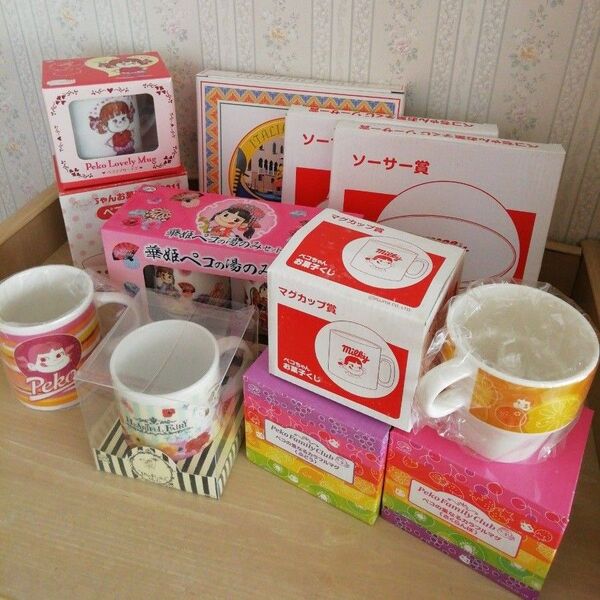ペコちゃん★湯飲み+マグカップ他 12点セット