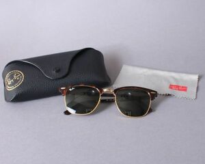  прекрасный товар RayBan RayBan солнцезащитные очки RB3016 W0366 Clubmaster Brown бренд очки очки мужской с футляром #60*0313-17/k.d