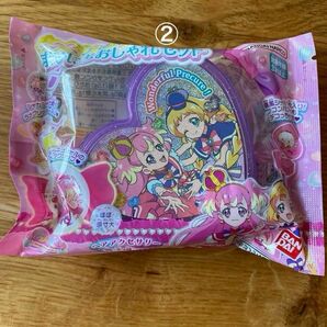 わんだふるぷりきゅあ　プリキュア　まいにちおしゃれセット　チューイングガム　ソーダ味　ヘアアクセサリー　カスタムシール