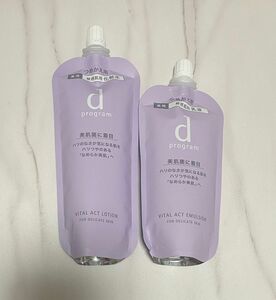 dプログラム バイタルアクト 化粧水&乳液 詰替セット