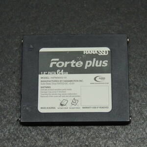 【検品済み/使用100時間】Forte plus HANA SSD IDE 64GB 管理:サ-55