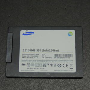 【検品済み】SAMSUNG SSD 512GB MZ-7PC5120/000 (使用3693時間) 管理:s-53