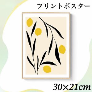 アートポスター レモン れもん Lemon モダン 北欧 絵画 壁画 おしゃれ ポスター アート 雑貨 インテリア 人気