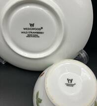 7700605-11【WEDG WOOD】ウエッジウッド ワイルドストロベリー カップ＆ソーサー 2客セット_画像7