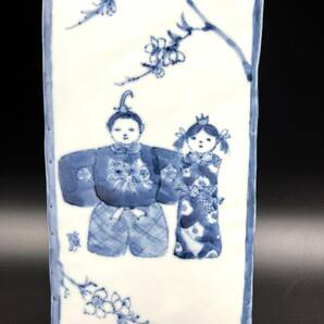 7700707-7【陶板】陶器製 絵画 雛絵 雛人形 ひな人形 雛祭り ひな祭りの画像3