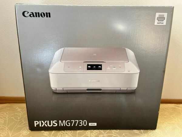 キャノン Canon インクジェットプリンター PIXUS MG7730 白 WH 純正インクセット済 印刷枚数2250以下