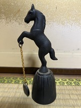 ◆◆ 南部鉄器 呼び鈴 馬 鈴 鉄 半鐘 ベル 伝統工芸品 希少 骨董品 アンティーク ビンテージ 昭和 レトロ ◆◆_画像2