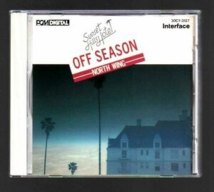 ■「Sunset Hills Hotel OFF SEASON / NORTH WING」■鈴木茂/倉田信雄/大貫妙子/財津和夫■30CY-3127■1989/2/1発売■廃盤■盤面良好■