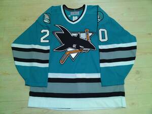 NHL San Jose Sharks #20 Ed Belfour CCM Authentic Jersey