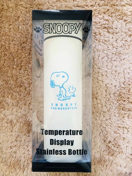 新品　スヌーピー　SNOOPY デジタル温度センサー付き水筒