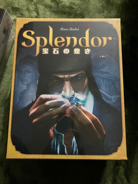 宝石の煌き Splendor ホビージャパン 日本語版 ボードゲーム　宝石の煌き３種+おまけ プレイマット