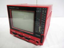 ◆未確認現状売◆朝日通商　AM/FMラジオ付白黒テレビ　本体のみ　Model:EA-450　昭和レトロ_画像1