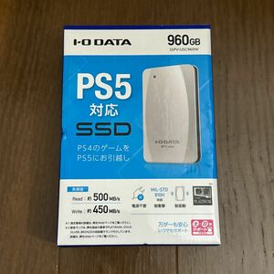 新品 I-ODATA ポータブルSSD USB3.2 Gen2対応 SSPV-USC960W