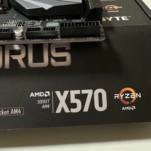 動作品 AMD Ryzen 7 5800x CPU マザーボード AORUS x570 pro GIGABYTE AM4の画像3