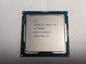 【美品・動作確認済み】INTEL インテル CPU Corei9-9900K 8コア16スレッド LGA1151 L907C916 INTEL300 9900K Core i9