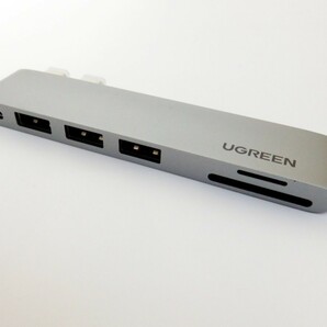 【1円スタート】UGREEN USB Cハブ HDMI出力 100W 急速充電 6-IN-1 Type-C 1円 TER01_1252の画像2